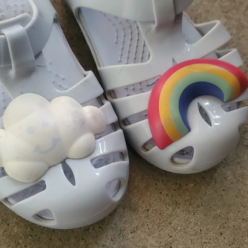 Crocs Isabella Sandals Rainbow Cloud Beach Water Toddler 8